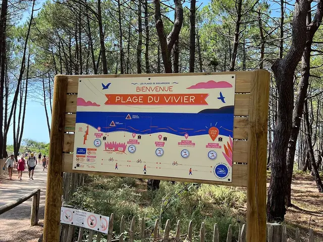 Plage du Vivier — Ville de Biscarrosse, réalisation Prisme Visual